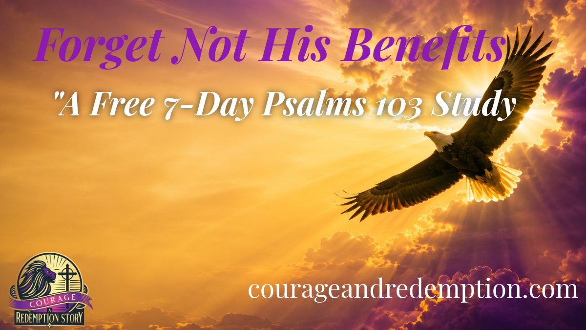 Psalm 103 Bible study — eagle soaring toward sunlight